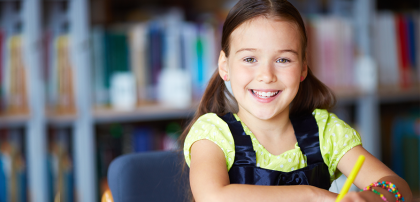 Smart Girl Ready to Answer Question